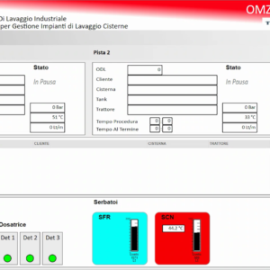 Management software for Tank washing and heating systems